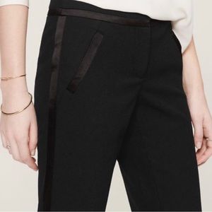 Ann Taylor Loft 16P Marisa Tuxedo Pants in black